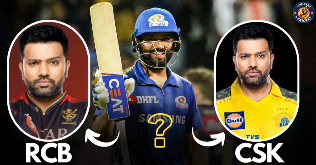 Rohit Sharma’s IPL Team: Which team will Rohit Sharma join CSK or RCB?