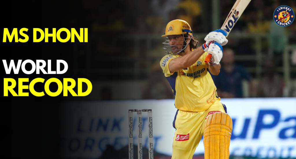 IPL2024 : MS Dhoni ने बनाया World Record, Become First Indian to Set a New Batting Record